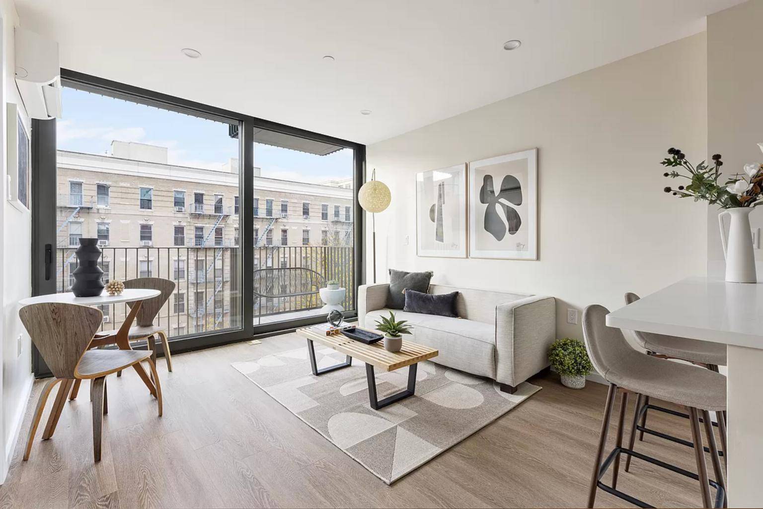 Park Row Brand New Luxury Rental 1 Bed 1 Bath Bedroom ResidenceEach unit offers immense natural light through oversized 8ft windows amp ; soaring 11ft ceilings !