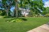 sweeping front lawn