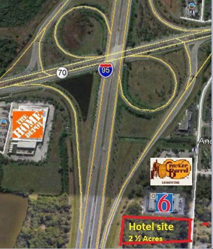 Hotel site, on I 95 exit 70 and near to the Turnpike exits in one of the busiest hubs between South and Central Florida2 1 2 acres of 8 acres, ...