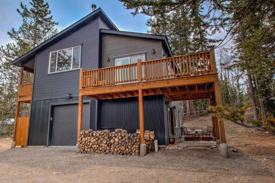 Amazing views of Mt. Bross 14er from the open concept living room, kitchen elevated deck !