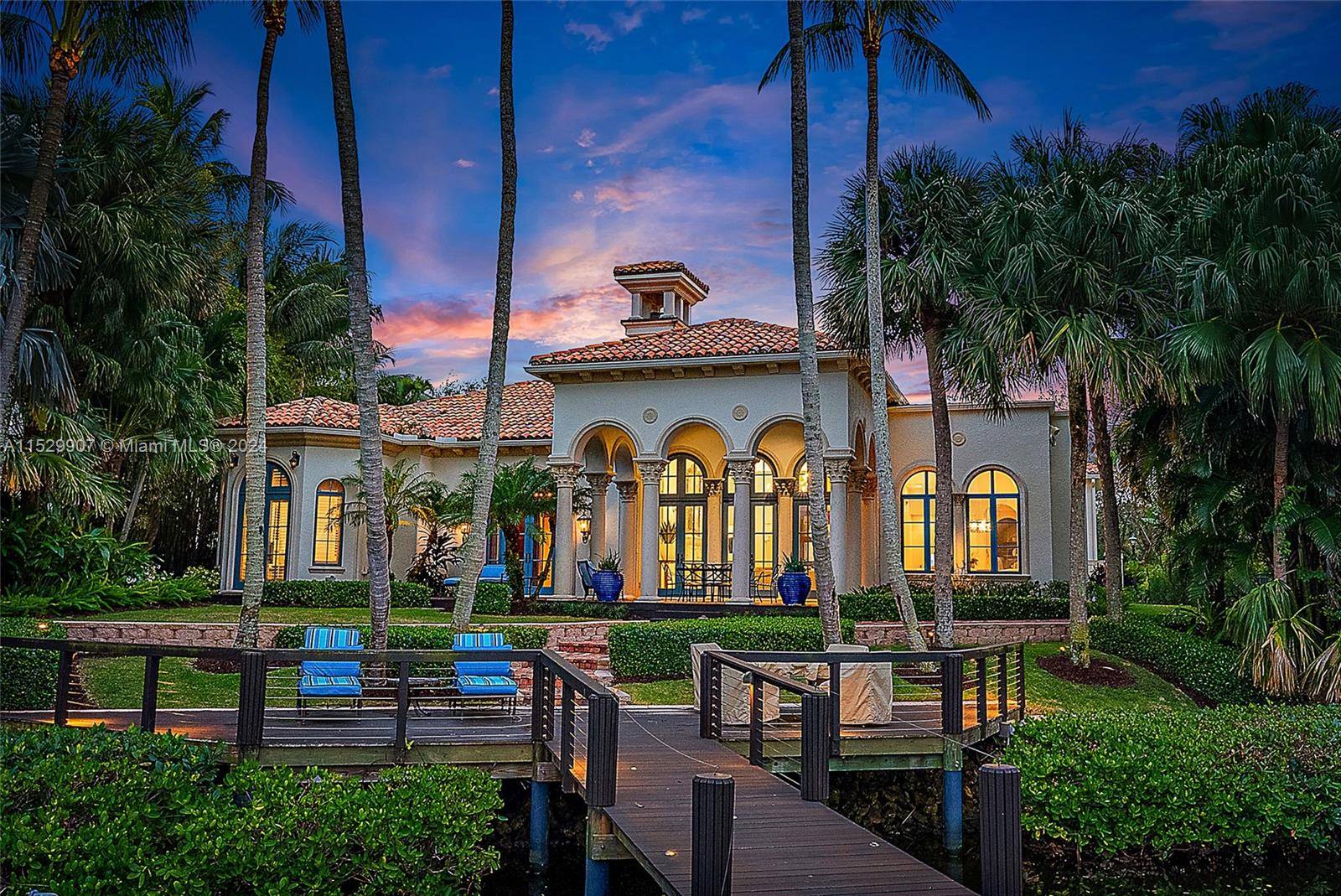 Elegant, timeless and ultra private waterfront estate perfect for indoor and outdoor entertaining.