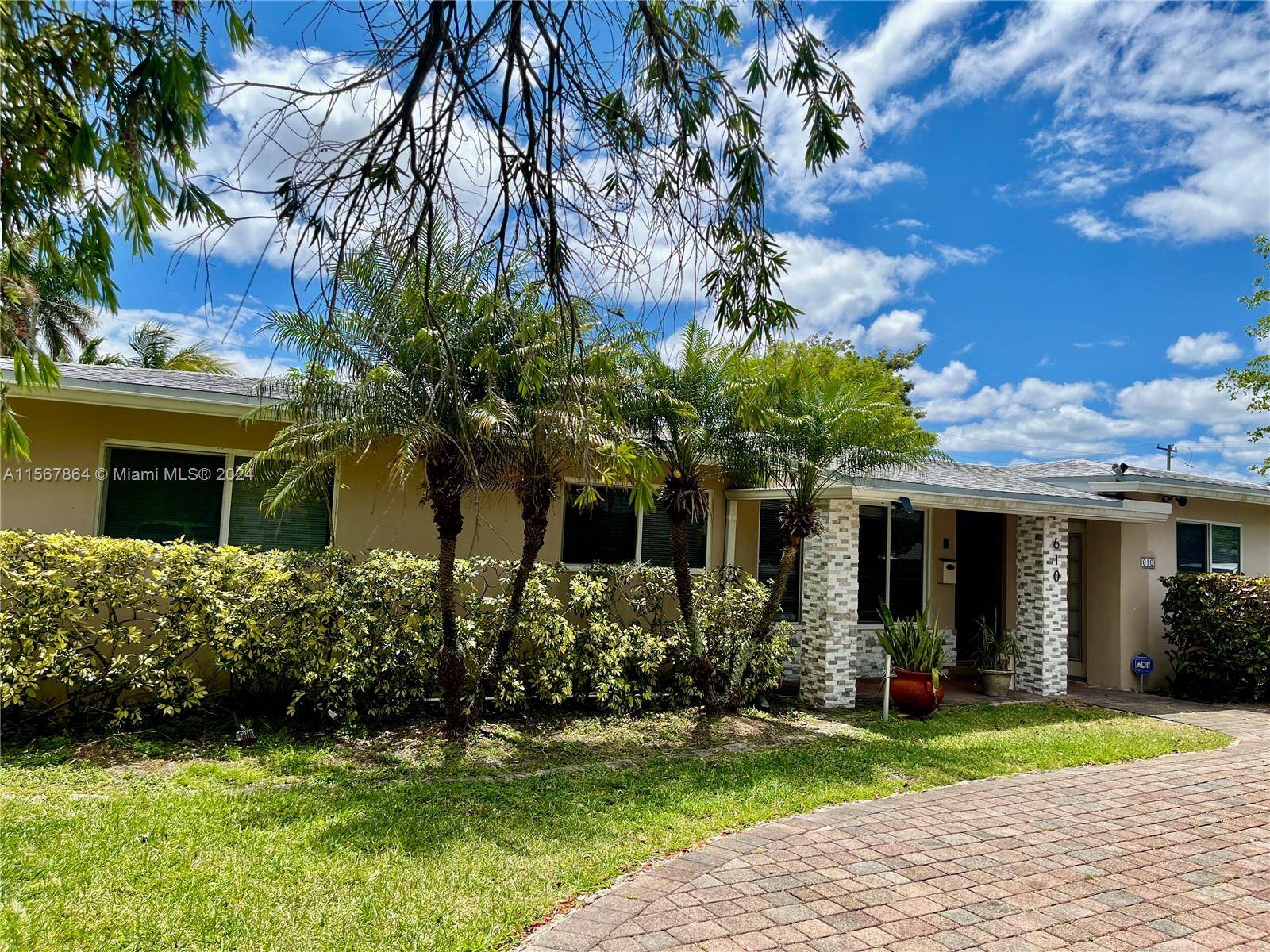Large, lovely house in historic Dania Beach.