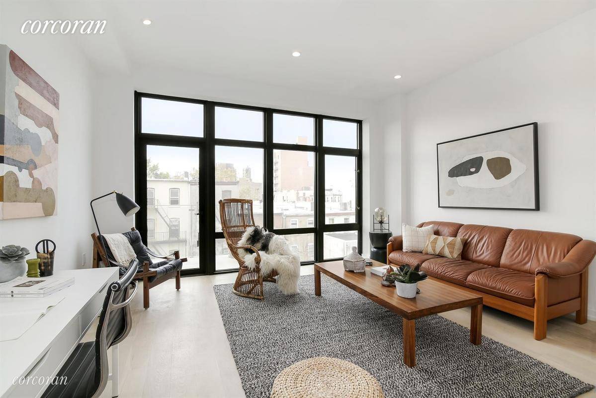 Sunny, spacious and brand new construction with a minimalist feel, this Park Slope 2 bed 1.