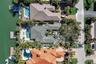 Aerial view of the house
