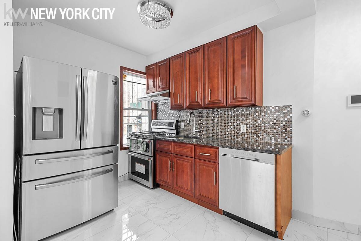 Renovated 2 family home in Bay Ridge with 2 car parking space in the back of the house.