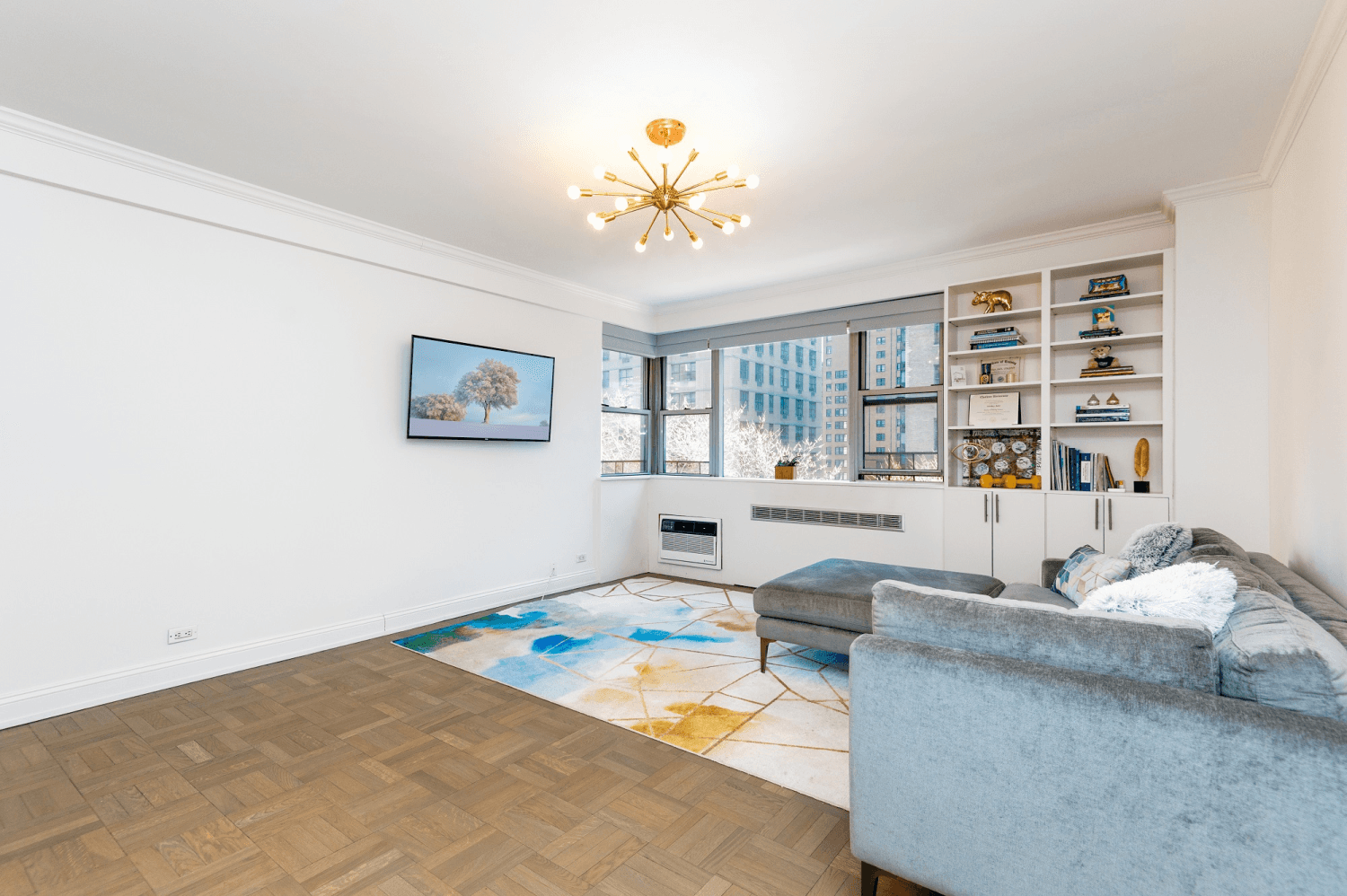 Look no further than this stunning, fully renovated studio located at 30 West 60th Street, The Coliseum in the heart of New York City.