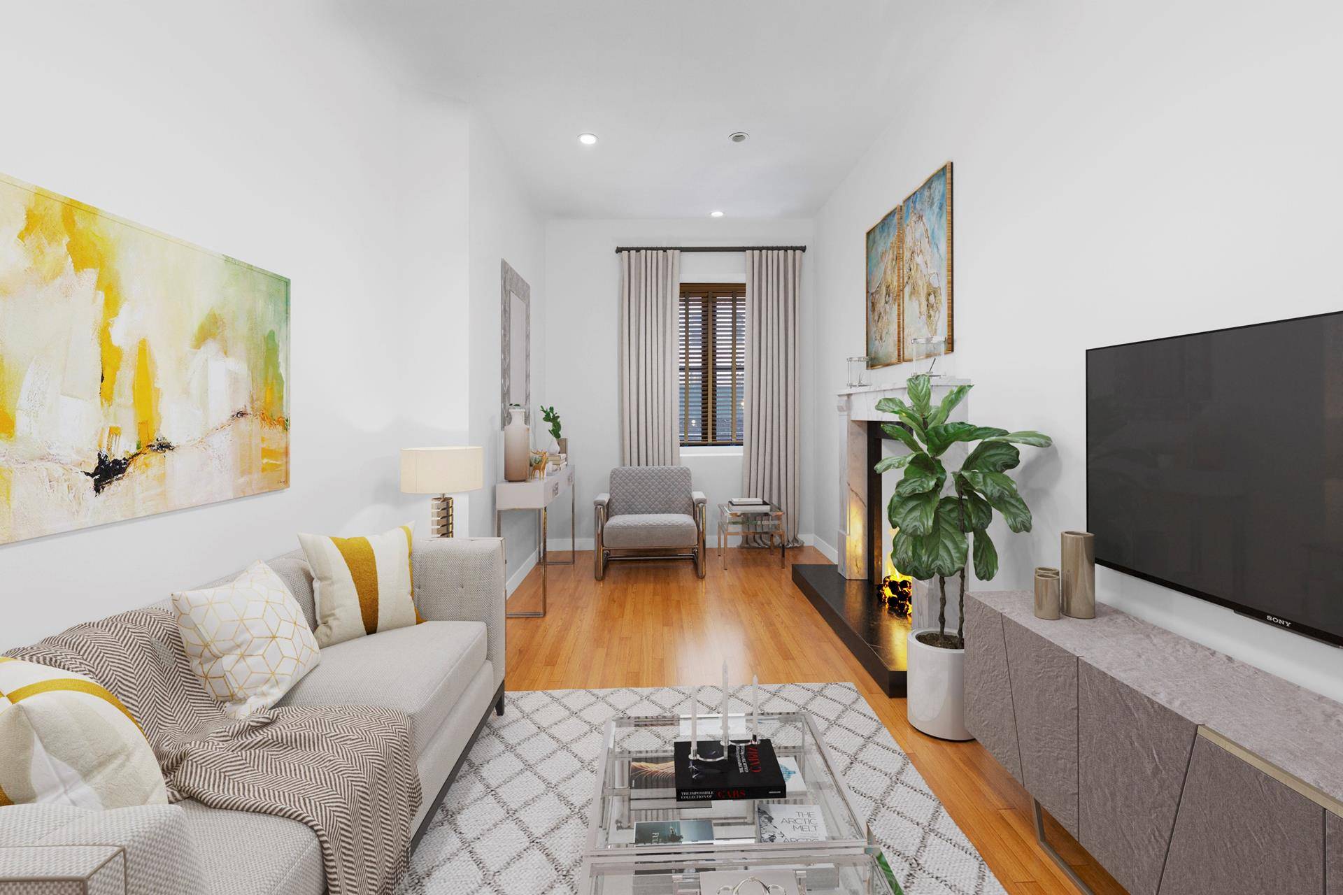 At the gateway to the greatest neighborhood in the universe, the Chelsea gallery district, we invite you to a stunning, custom, duplex two bed, two bath, maisonette.