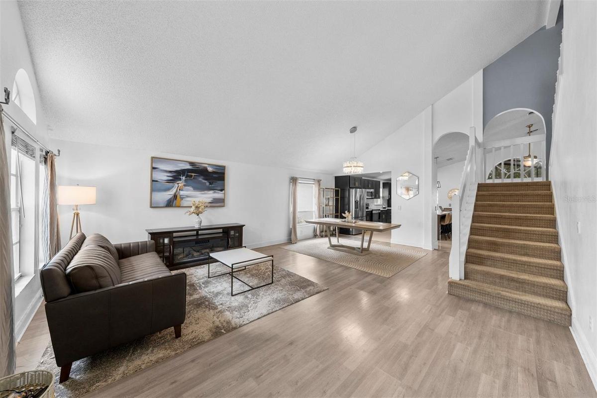Living Room & Dining Room