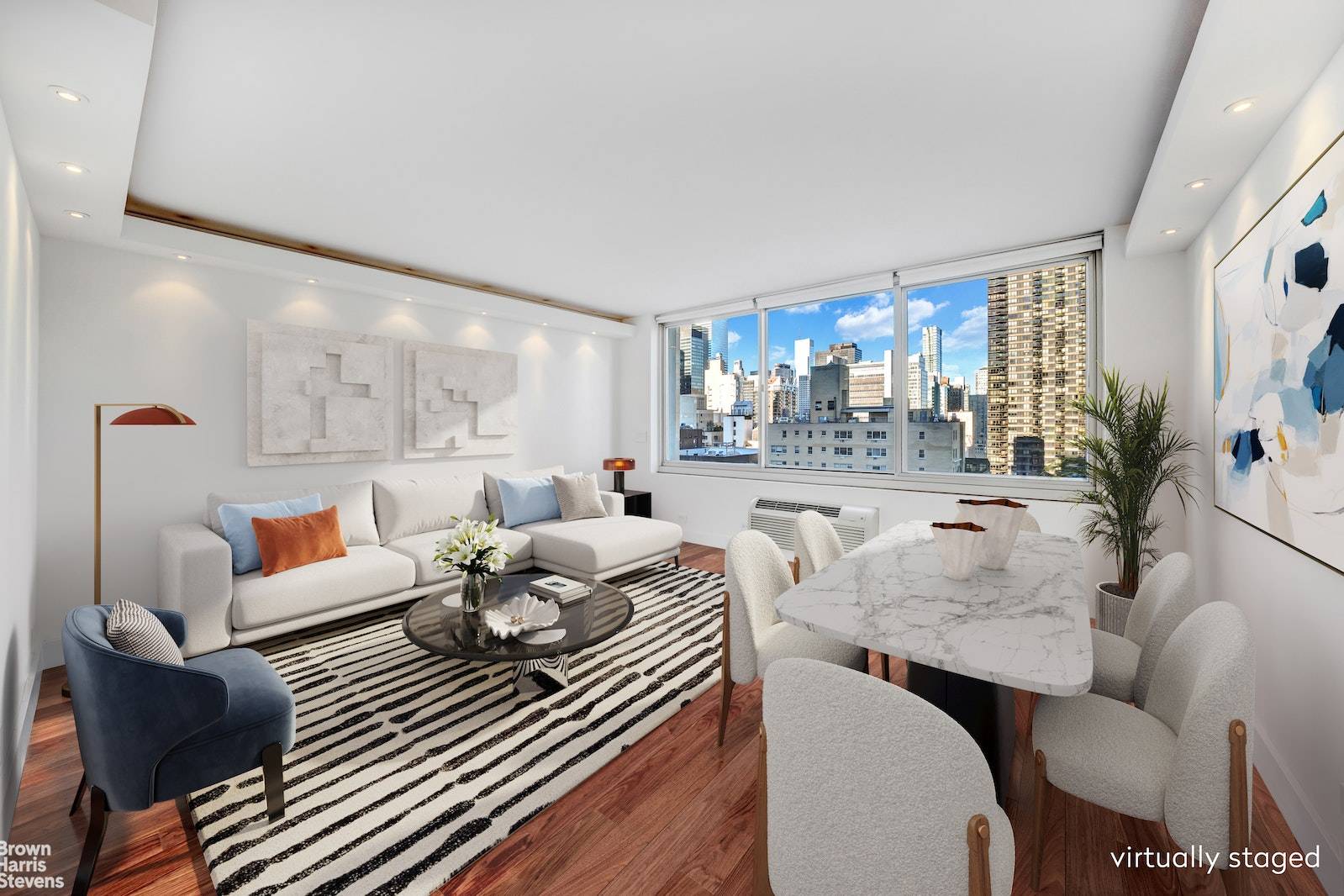 Welcome to unit 21E at 333 East 45th Street, your personal oasis in the heart of Midtown East.