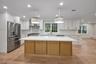 Island facing cabinets