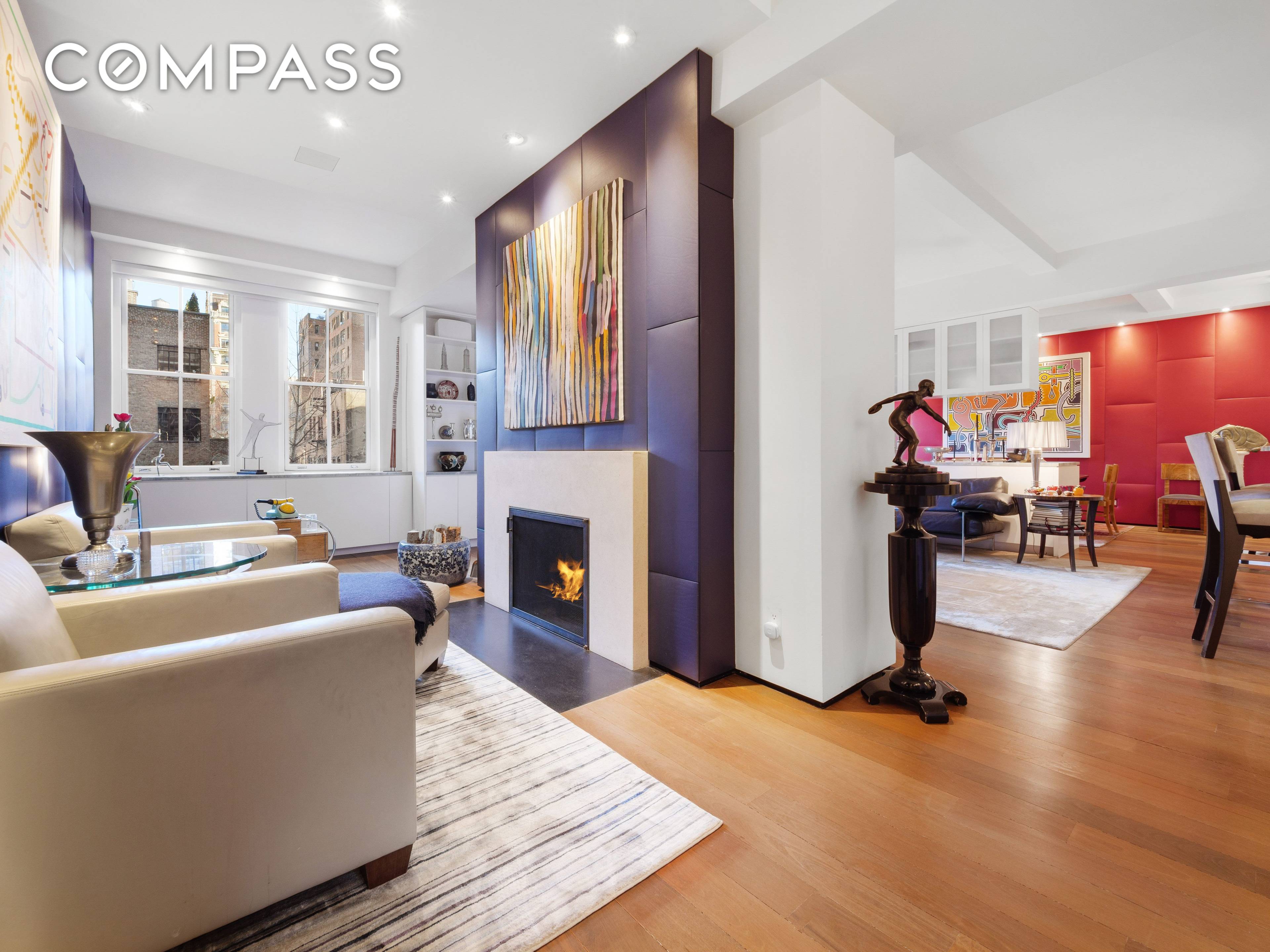 Located in the heart of Greenwich Village, this meticulously renovated oversized one bedroom with 10 foot ceilings is ideal for entertaining and gracious living.