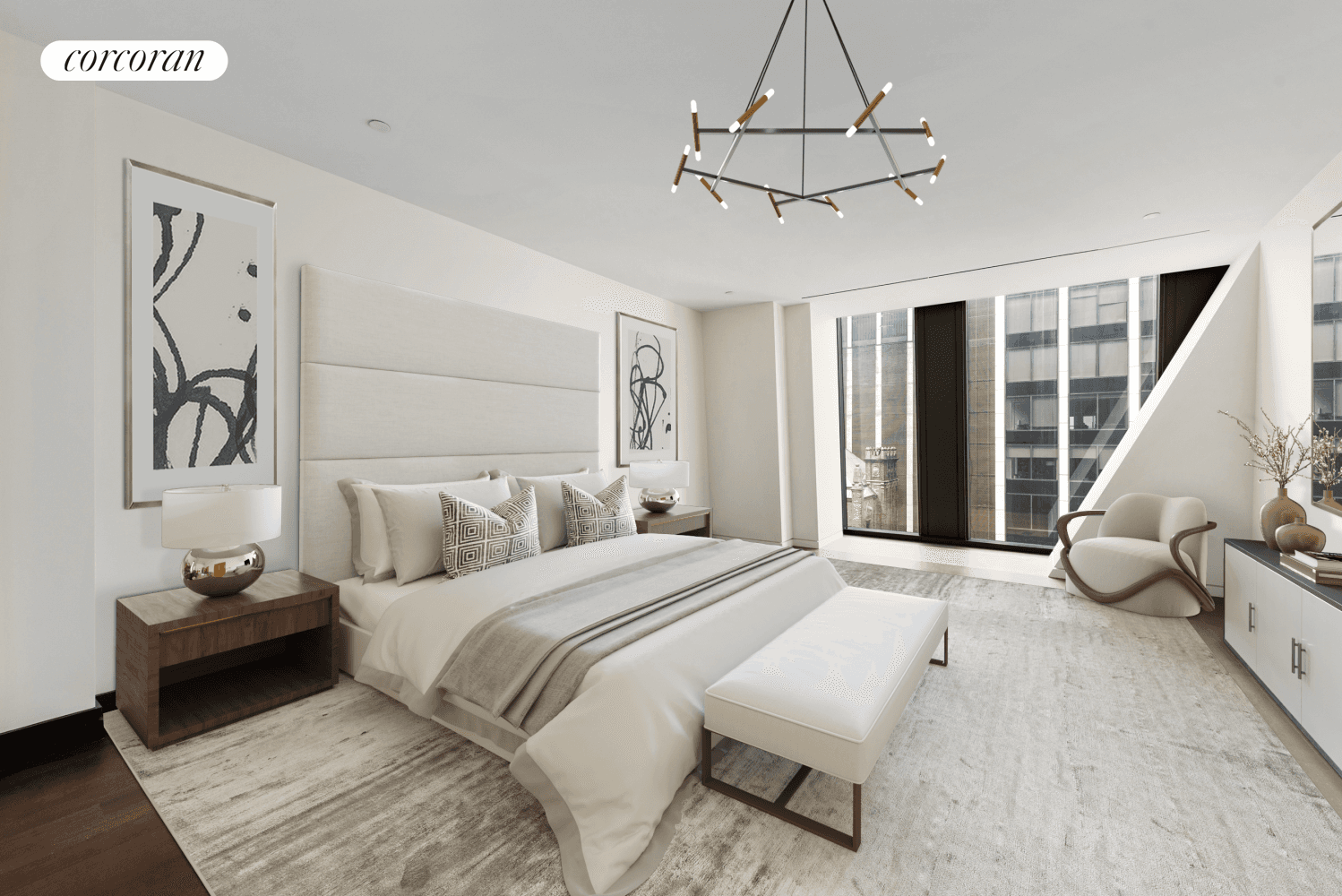 With interior design by New York based architect, designer, and artist Thierry Despont, Residence 33A is a 3, 139 square foot three bedroom, three and a half bathroom luxury condo ...