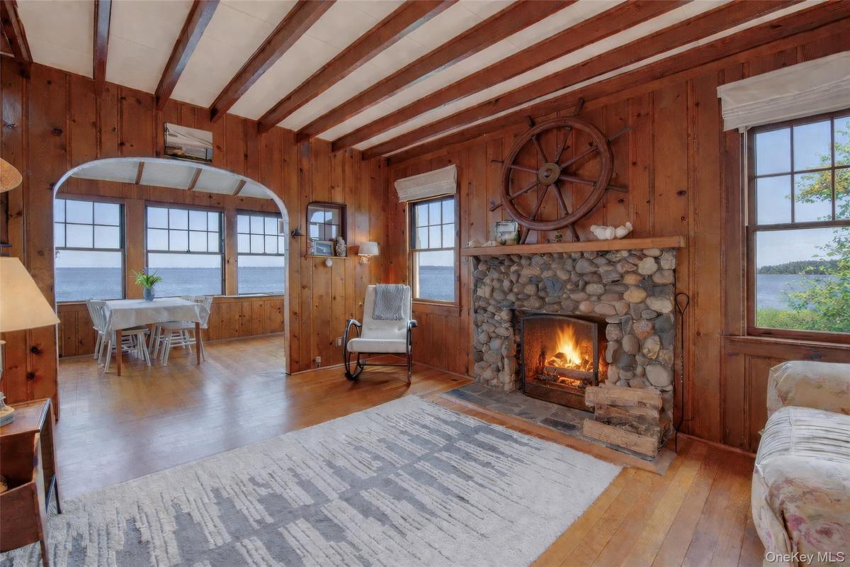 Living Room with Fireplace