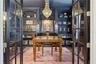 Office/Library with fireplace