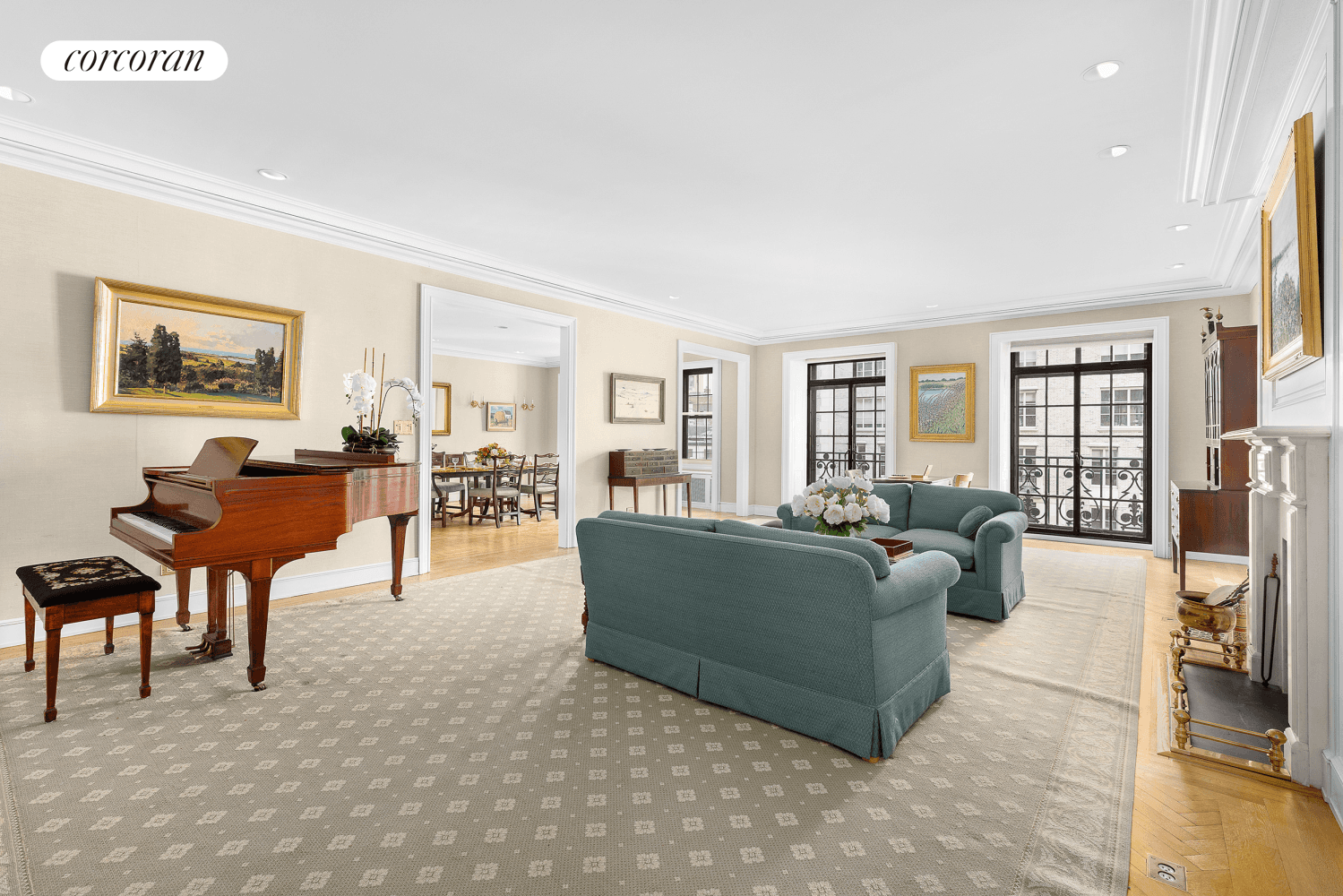 Rarely available, this gracious and stylish Prewar ten room beauty currently configured into 8 rooms offers exceptional flow and proportions throughout.