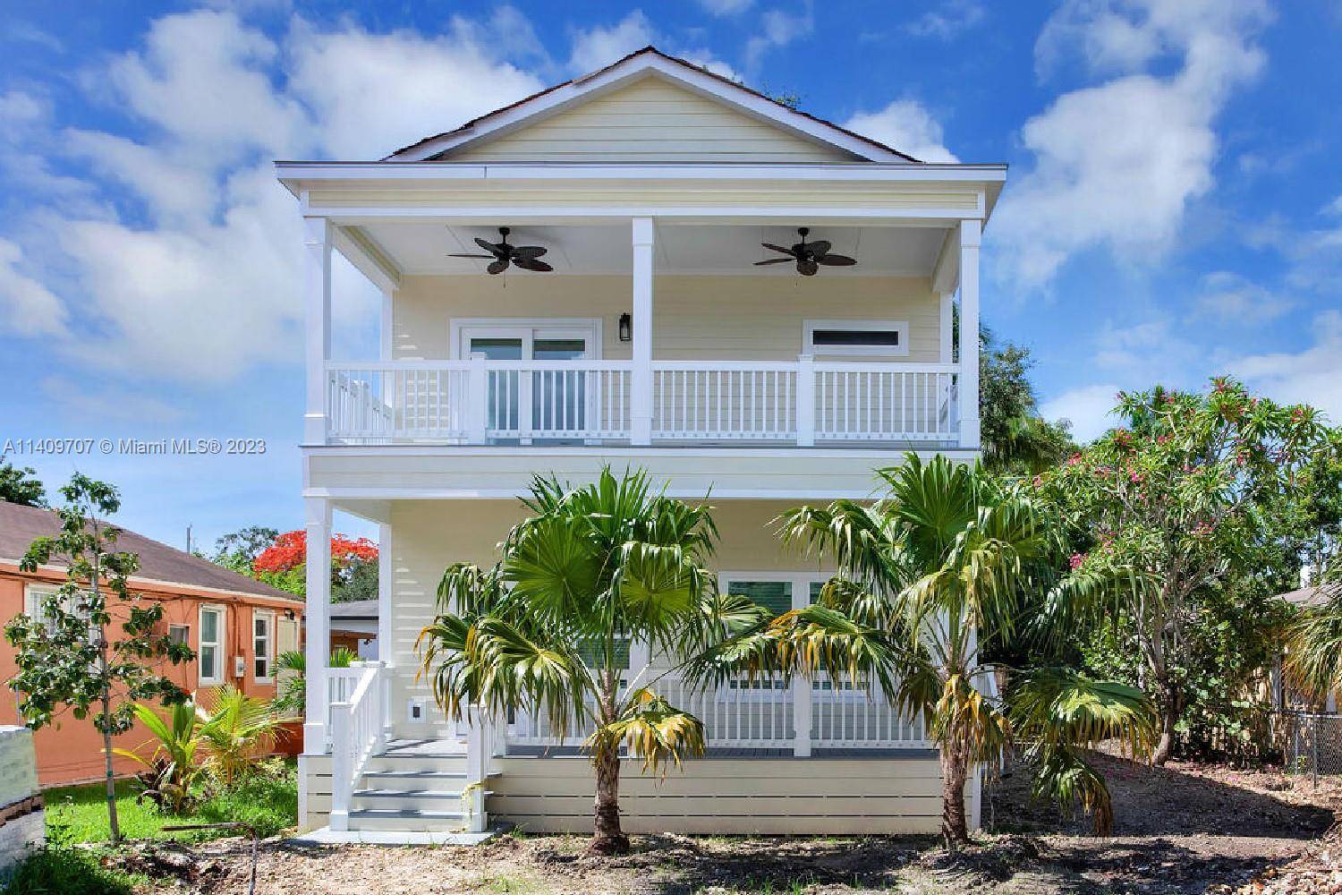 Captivating, Key West style new construction home on quiet, tree lined street.