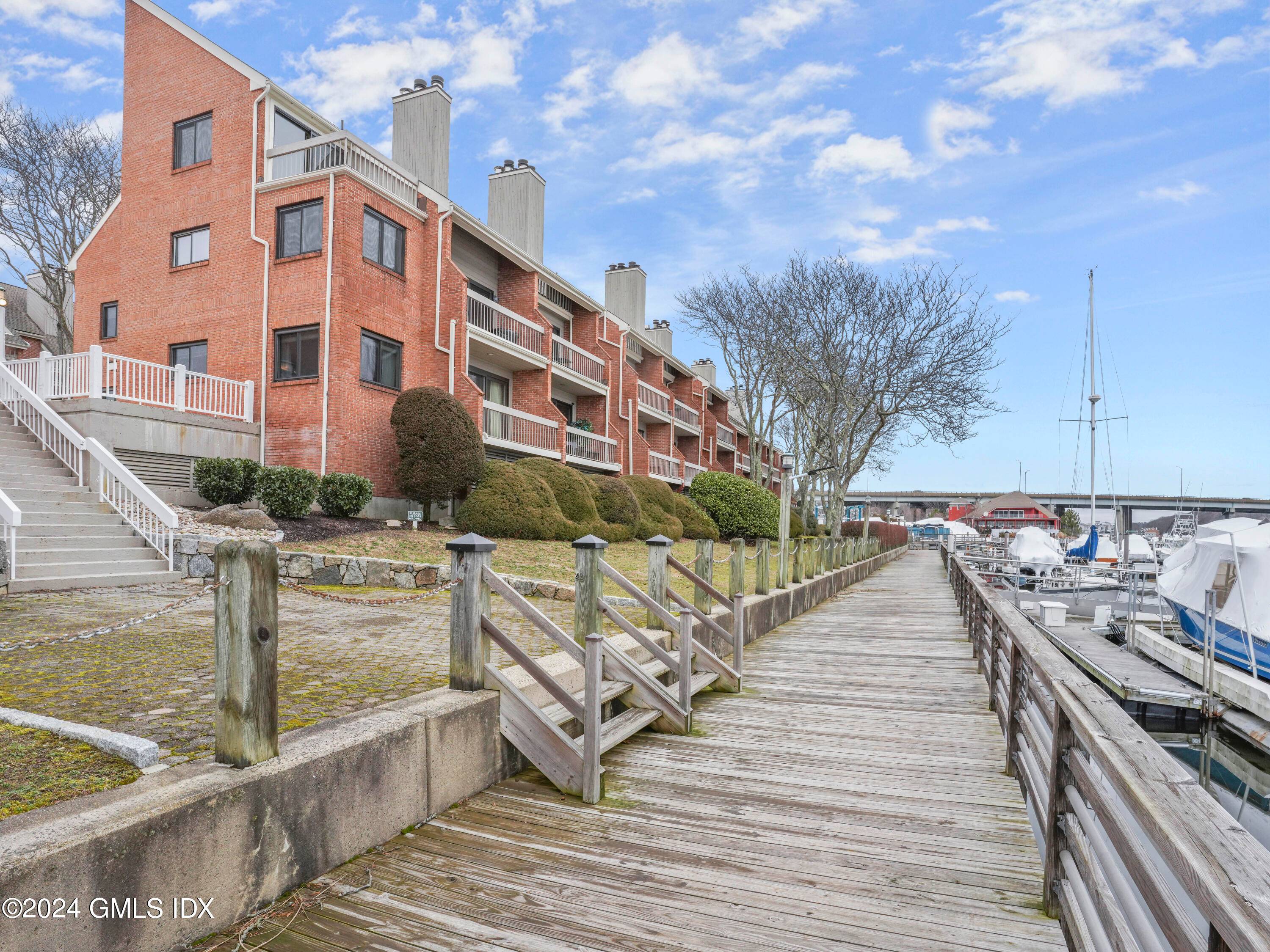 Direct waterfront condo, right in the heart of Cos Cob Harbor.
