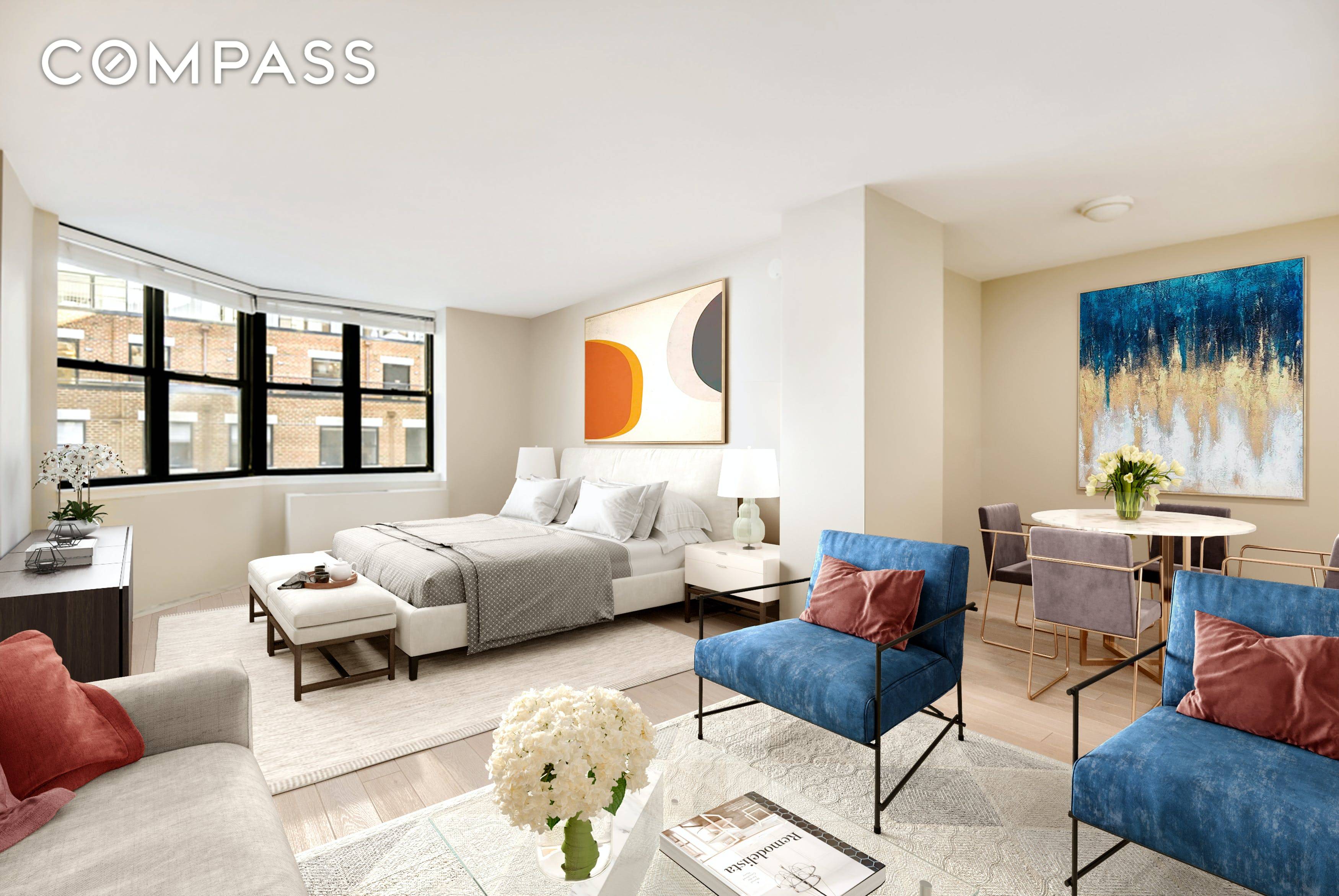 PERFECT PIED A TERRE OR FIRST HOME IN PRIME UWS.
