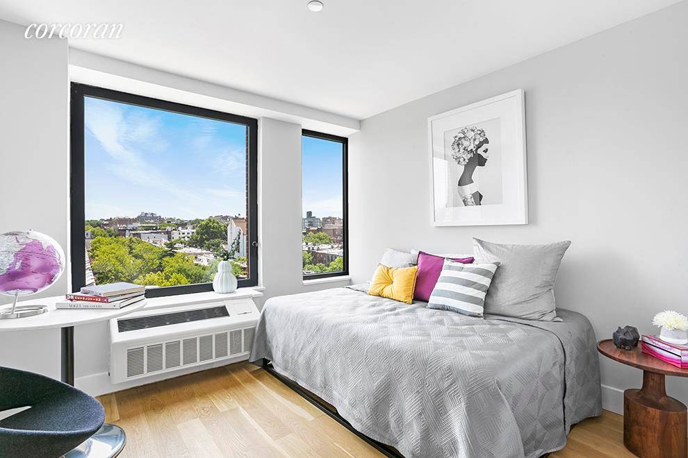 Stunning Two Bedroom Two Bathroom with private balcony and breathtaking views of the Manhattan and Downtown Brooklyn skylines, endless evening sunsets and panoramic views from New York Harbor to Prospect ...