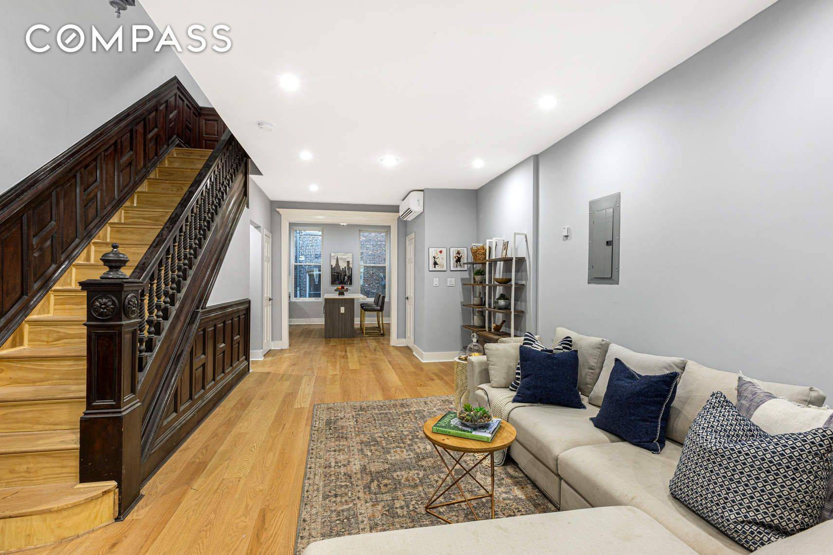 Iconic Townhouse tastefully renovated Enter the single family townhouse and immediately be taken aback with the seamless integration of original details with contemporary living.