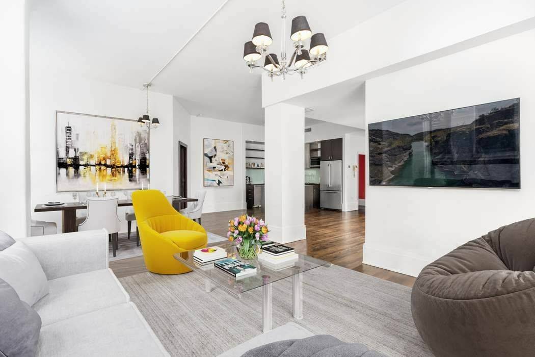 The combination of extravagant pre war architectural details, massive XL windows overlooking the historical district and high ceilings on a high floor lets you already appreciate what living in this ...