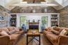 Original stone walls, vaulted ceiling and wood-burning fireplace