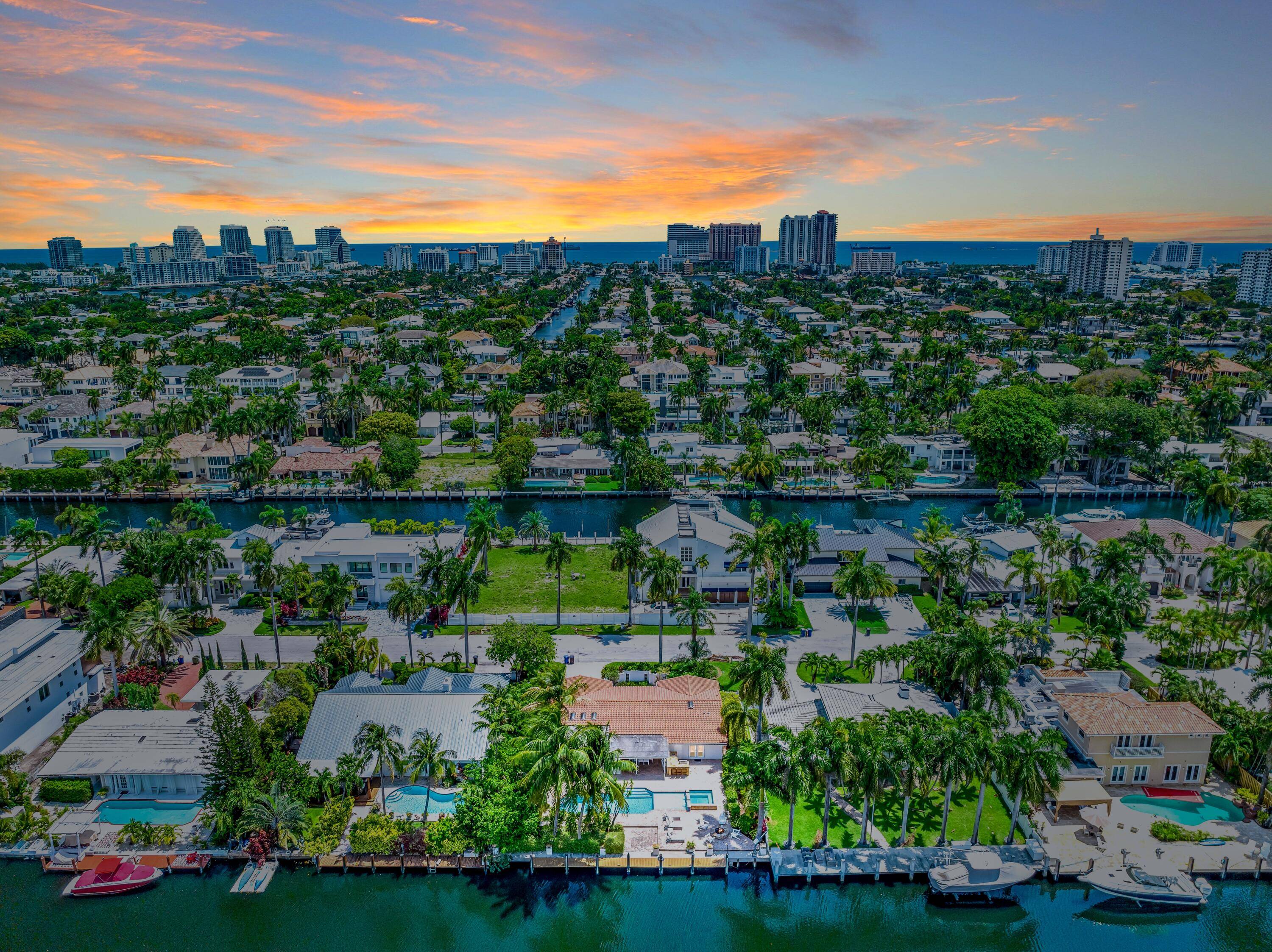Presenting an exquisite waterfront retreat nestled along the prestigious shores of Las Olas Isles.