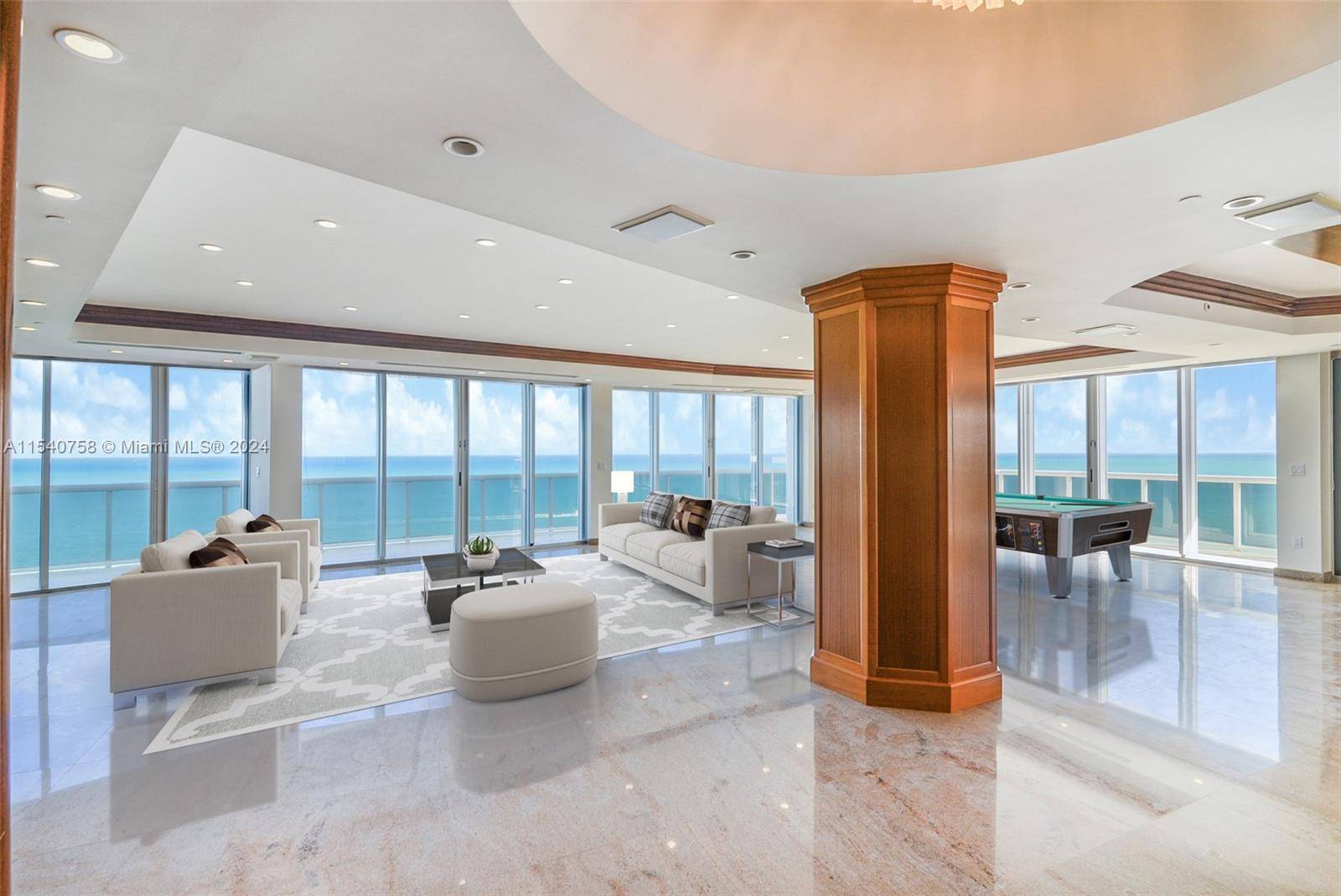 The biggest Penthouse unit in Bal Harbour.