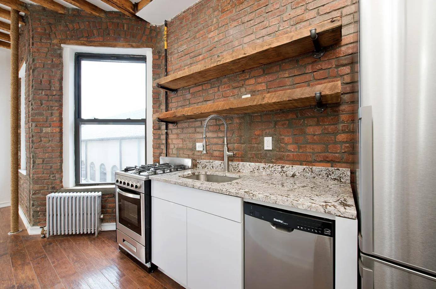 Beautiful gut renovated two bedroom with 1.