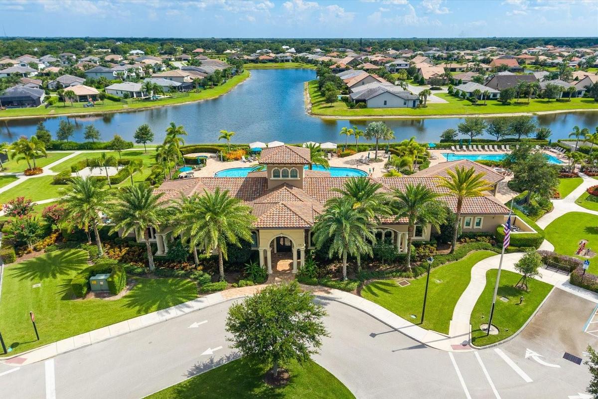 Elegant Resort-Style Clubhouse Offering the Comfort and Ambiance of a Luxury Hotel