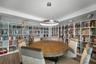Club room library and game table