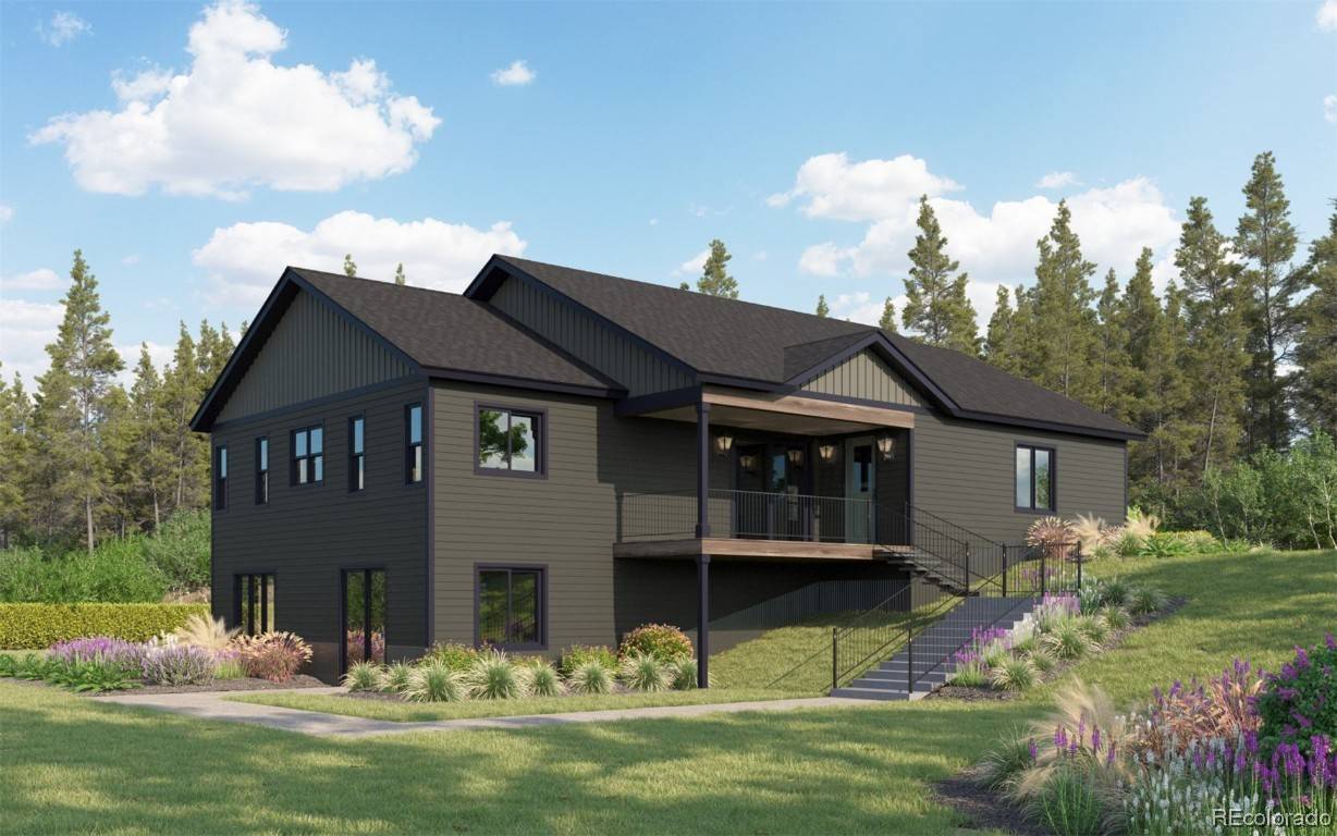 A new home is being built in the Young's Peak neighborhood at Neighborhoods At Young's Peak.