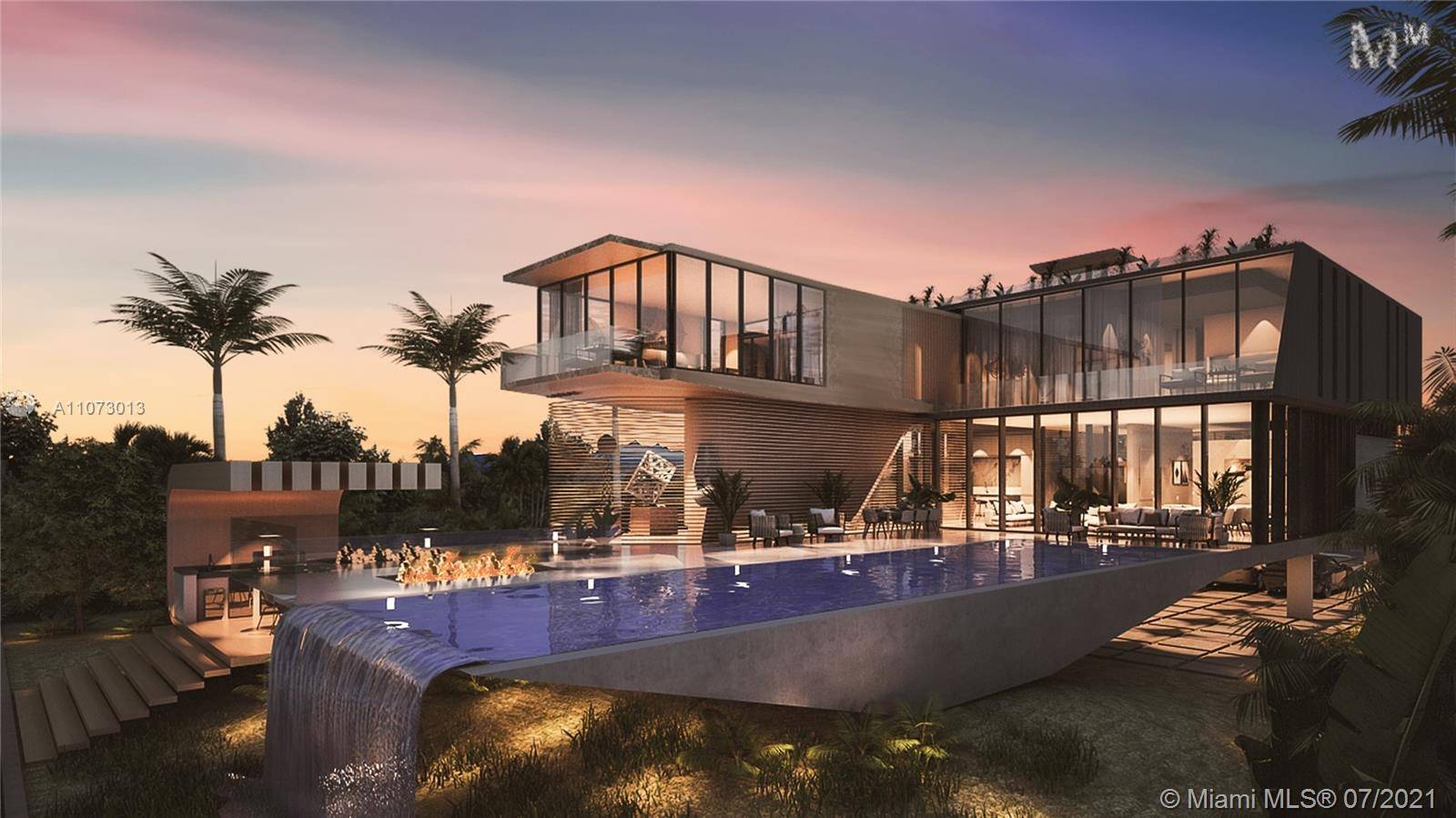Introducing Miami Beach's most innovative tri level masterpiece by architect Juan Azulay trained w Frank Gehry.