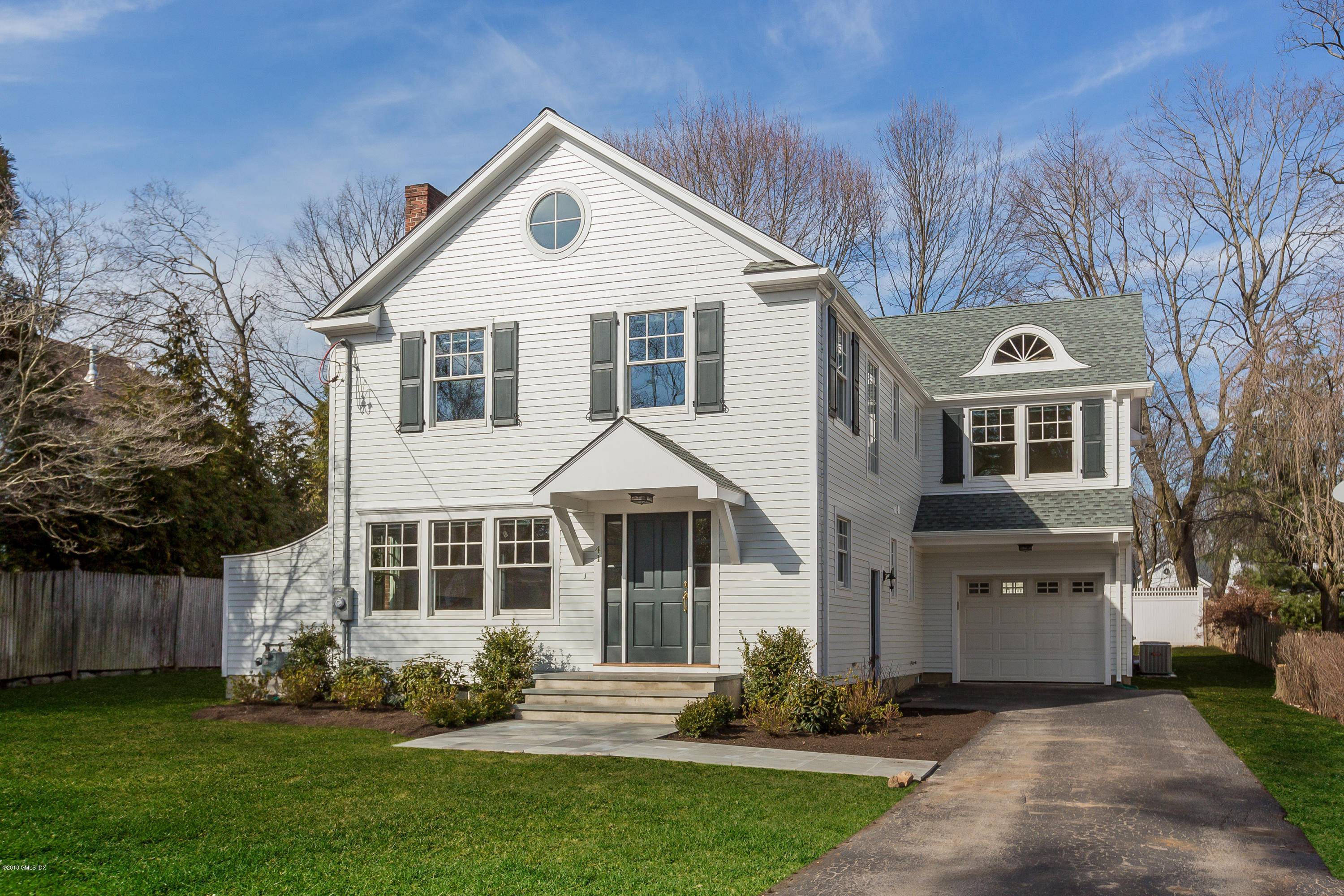 This newly renovated Riverside white colonial is close to to schools and train.