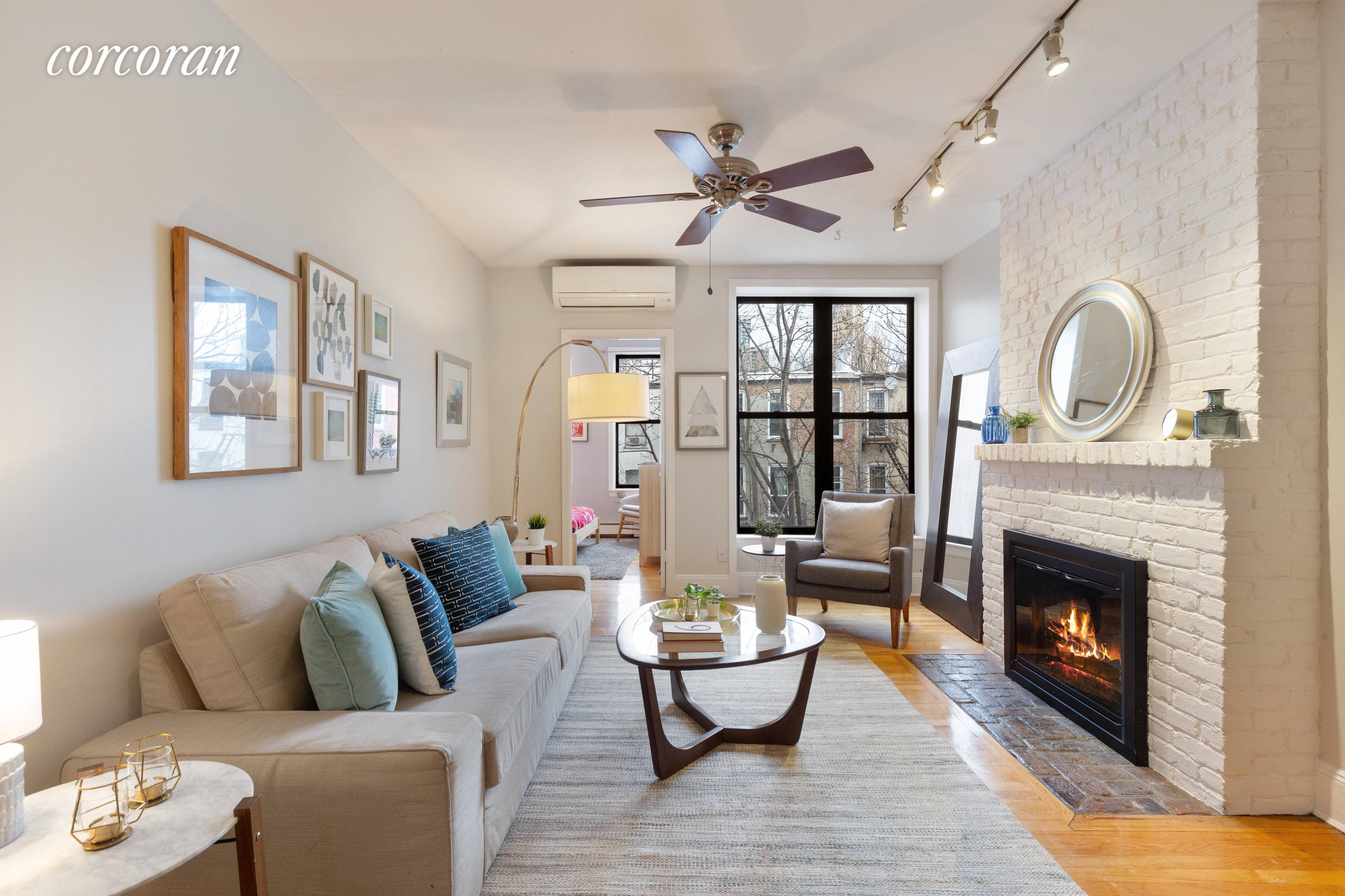 At the crossroads of Boerum Hill and Park Slope this lovely two bedroom, one bath apartment has a wonderful feel and a great layout that maximizes every inchA no space ...
