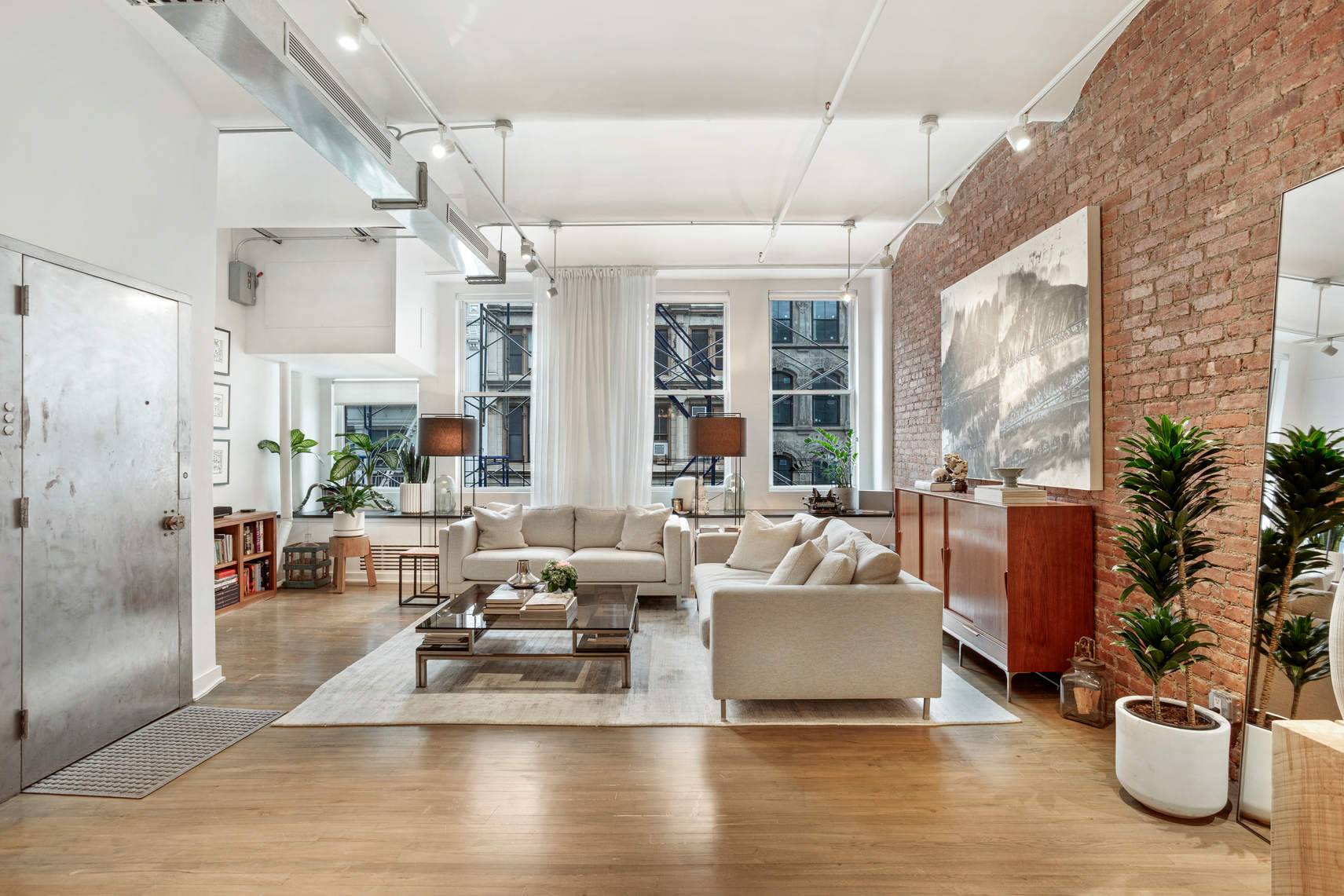 Tucked between Prince and Spring Streets on a prime block, this classic SoHo loft is a luxurious and quiet oasis with no detail spared.