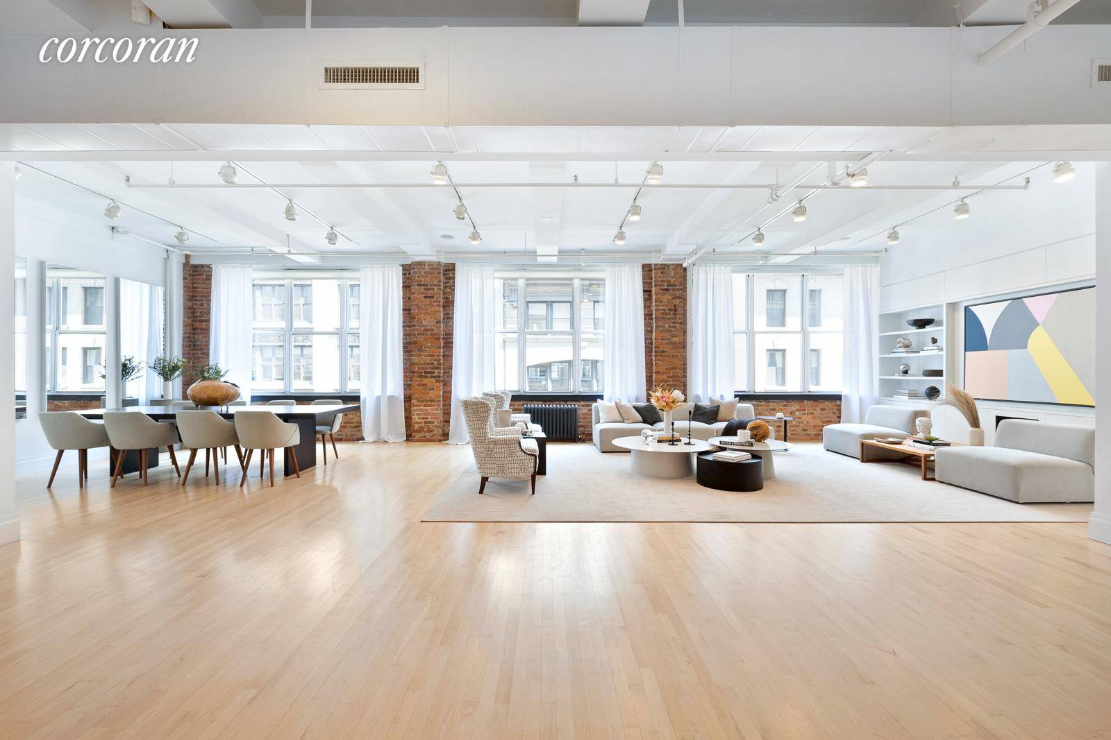 Rarely available at the crossroads of Chelsea and Madison Square Park is a sumptuous amount of space in a 4000 sqft loft residence spanning the entire 5th floor.
