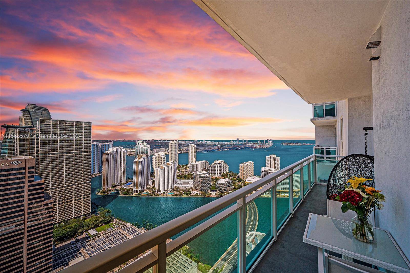 Experience elevated living in this stunning 50th floor home in the sky at Plaza on Brickell.