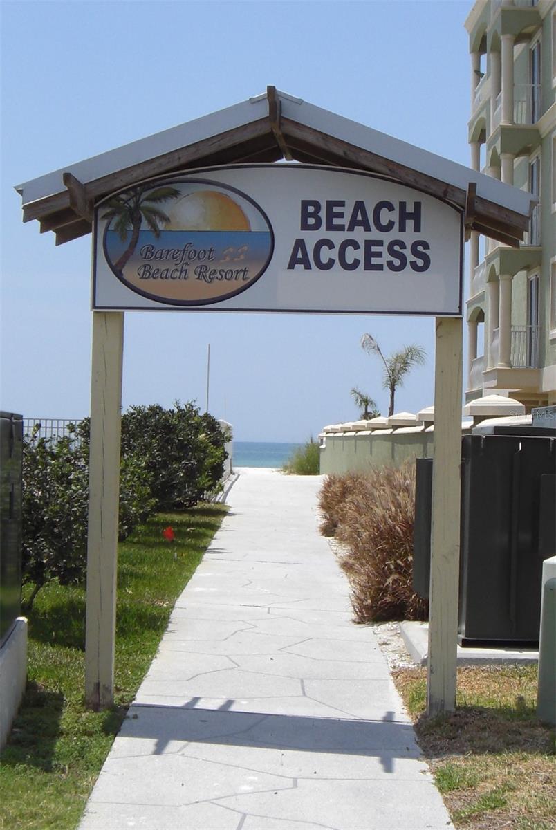 Barefoot Beach is unique in that it is located right on the Intracoastal waterway but you can walk across the street and we have a walkway onto the Gu