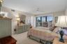 Sliding plantation shutters close over the sliding doors when needed