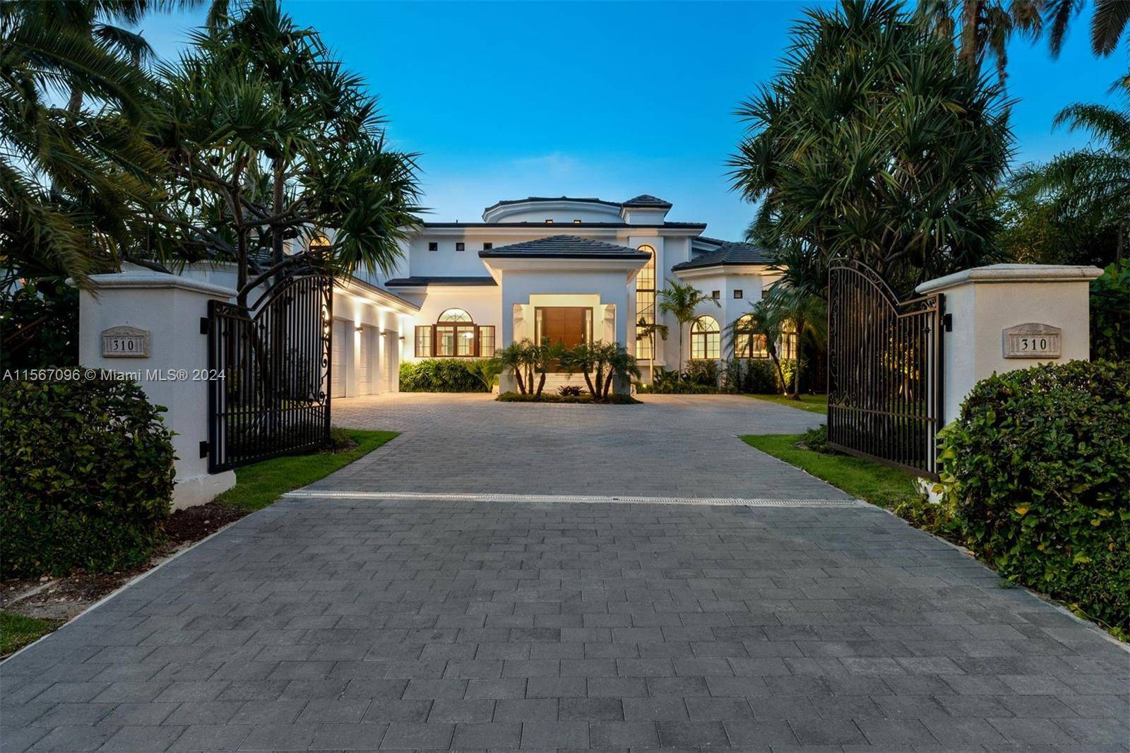 Nestled within the prestigious guard gated community of Golden Beach, this exquisite recently renovated waterfront home boasts 6 BR 6 1 BA, 100 feet on the water on an expansive ...