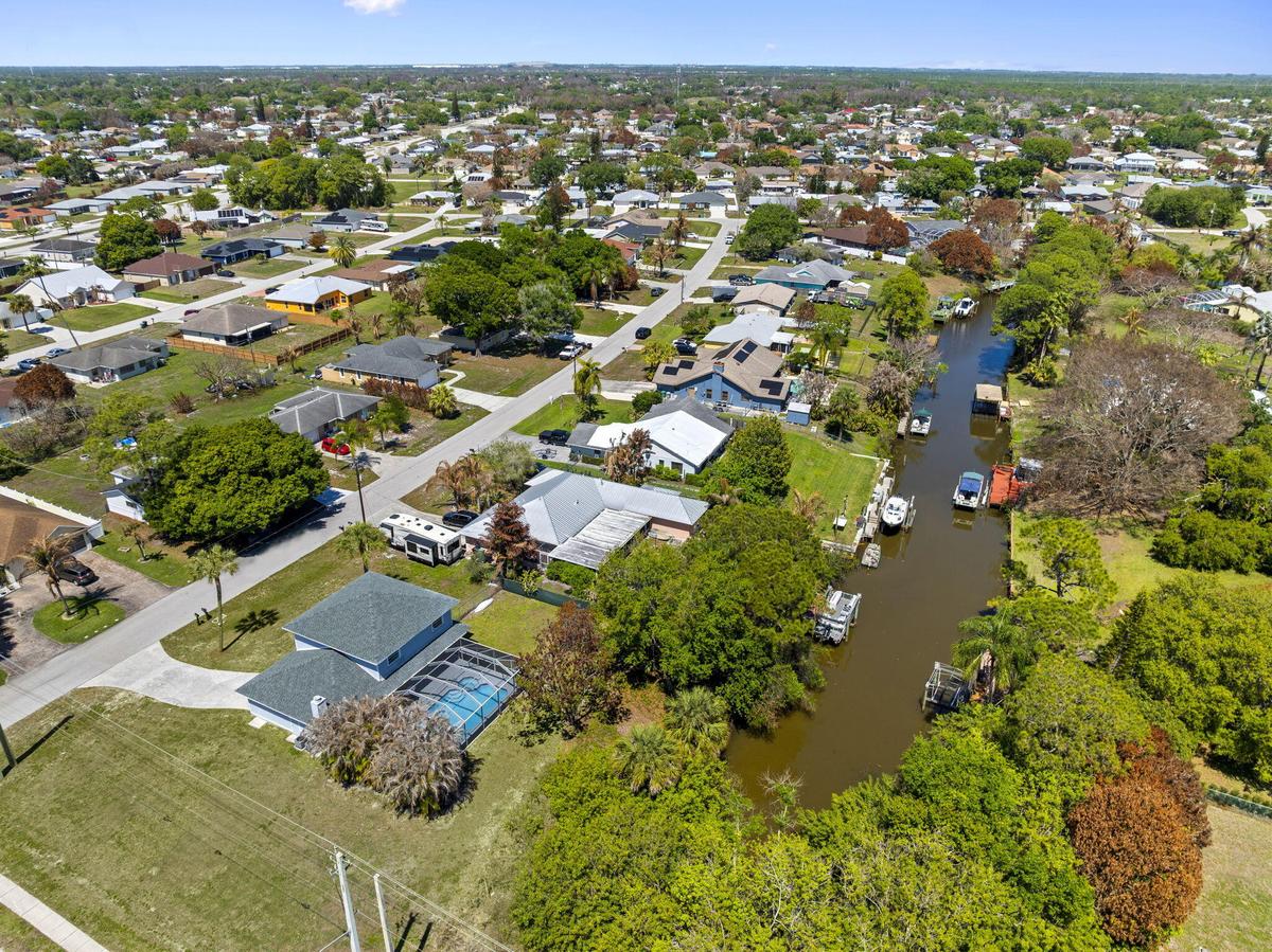 Backyard St. Lucie River Drone Shot (3)