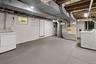 Full clean basement with storage and brand new washer dryer