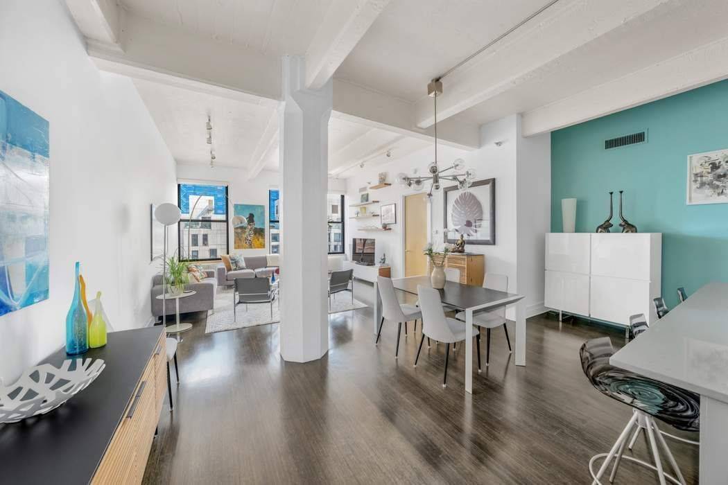 Located within the highly sought after 70 Washington Street Condominium in DUMBO, sits this impressive loft spanning approximately 1, 463 sq.