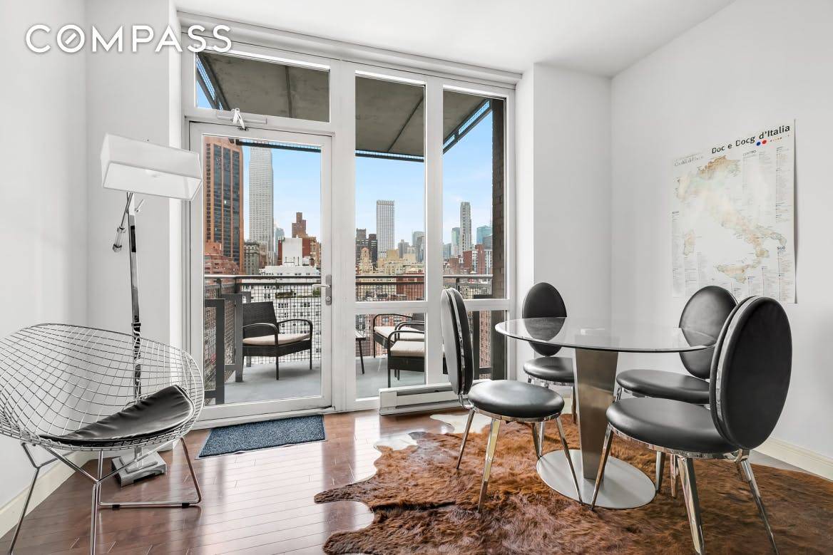 Empire State Views.... Watch beautiful sunsets from this extra large luxurious 1 bedroom on a high floor.