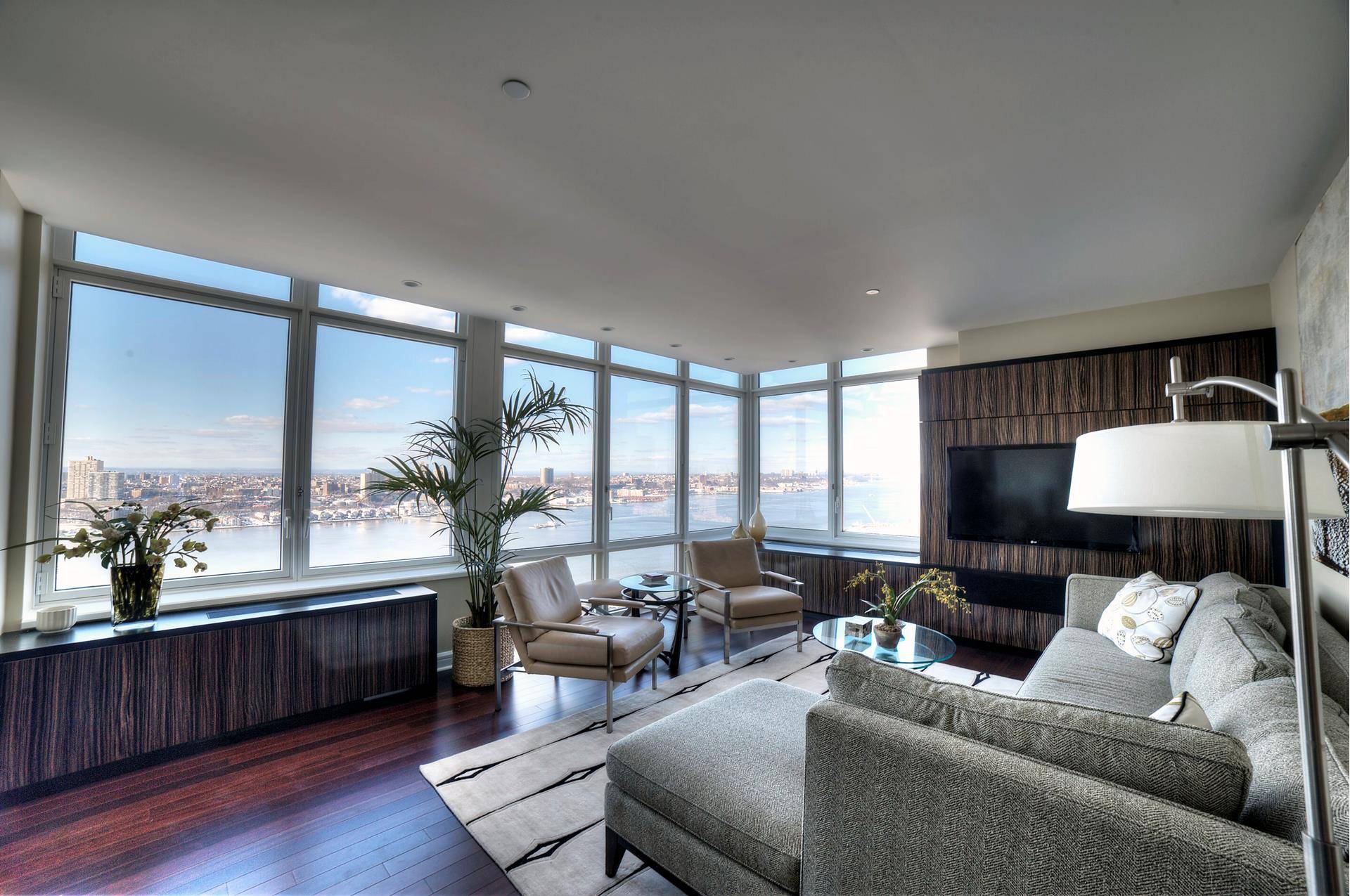 Beautifully furnished and decorated 3 bedroom, 3 1 2 bathroom on the 38th floor of the Rushmore.