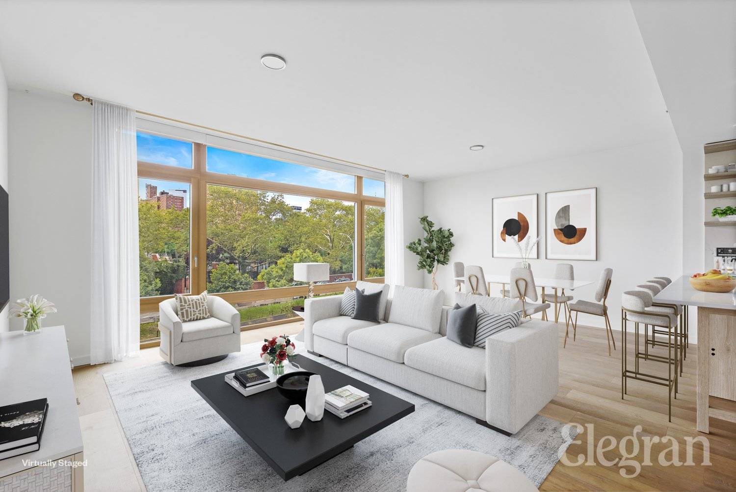 A beautiful floor through condo, this 2 bedroom, 3 bathroom home is a portrait of contemporary LES luxury.