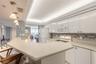 Kitchen w/ tray ceiling