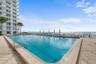 Heated pool overlooks The Gulf