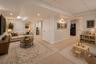 Virtually staged lower level